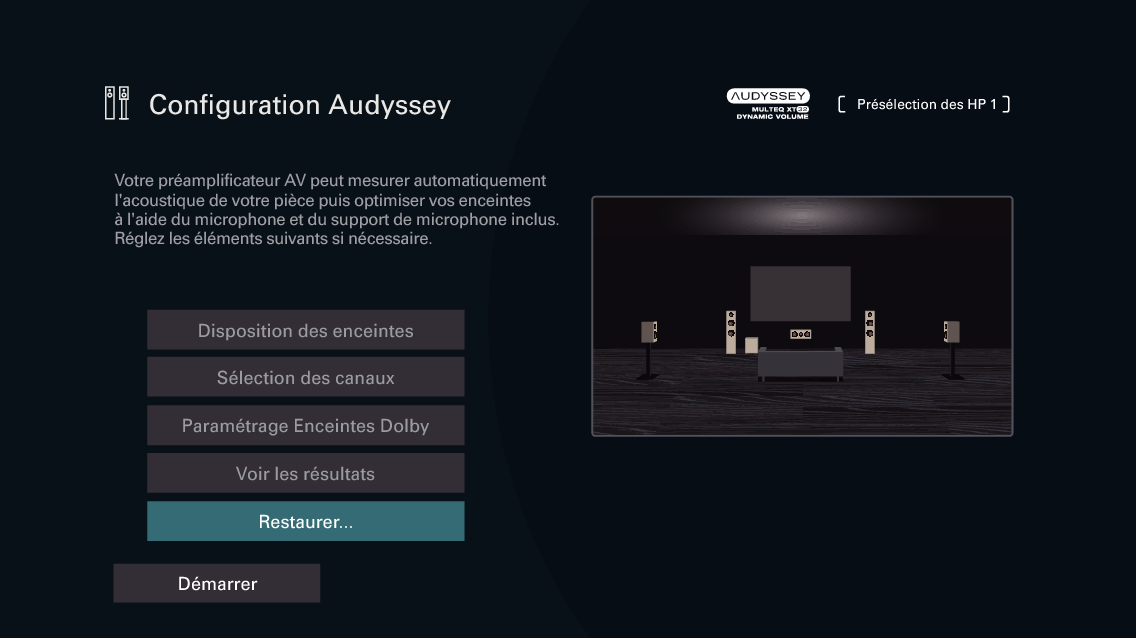 GUI AudysseySetup AV10